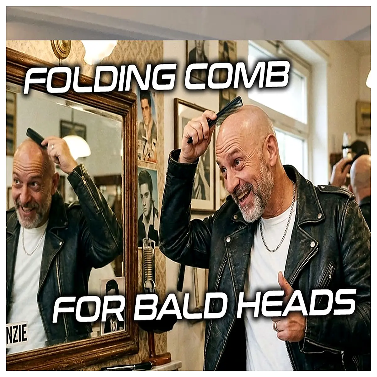 portable travel comb for balding men women foldable pocket hairbrush for thinning hair compact styling tool for on the go grooming