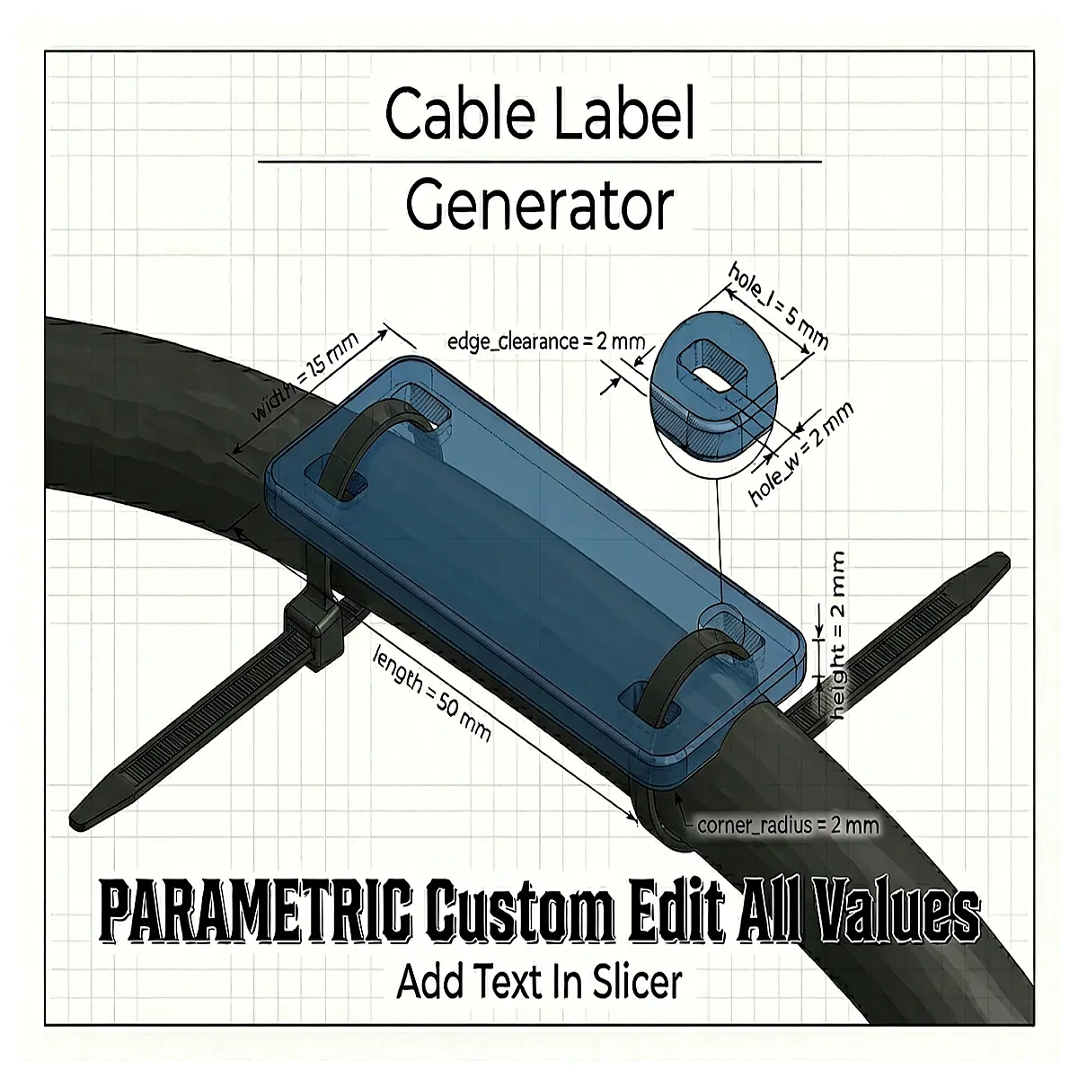 industrial cable marker printer for wire identification self laminating label maker with thermal transfer technology