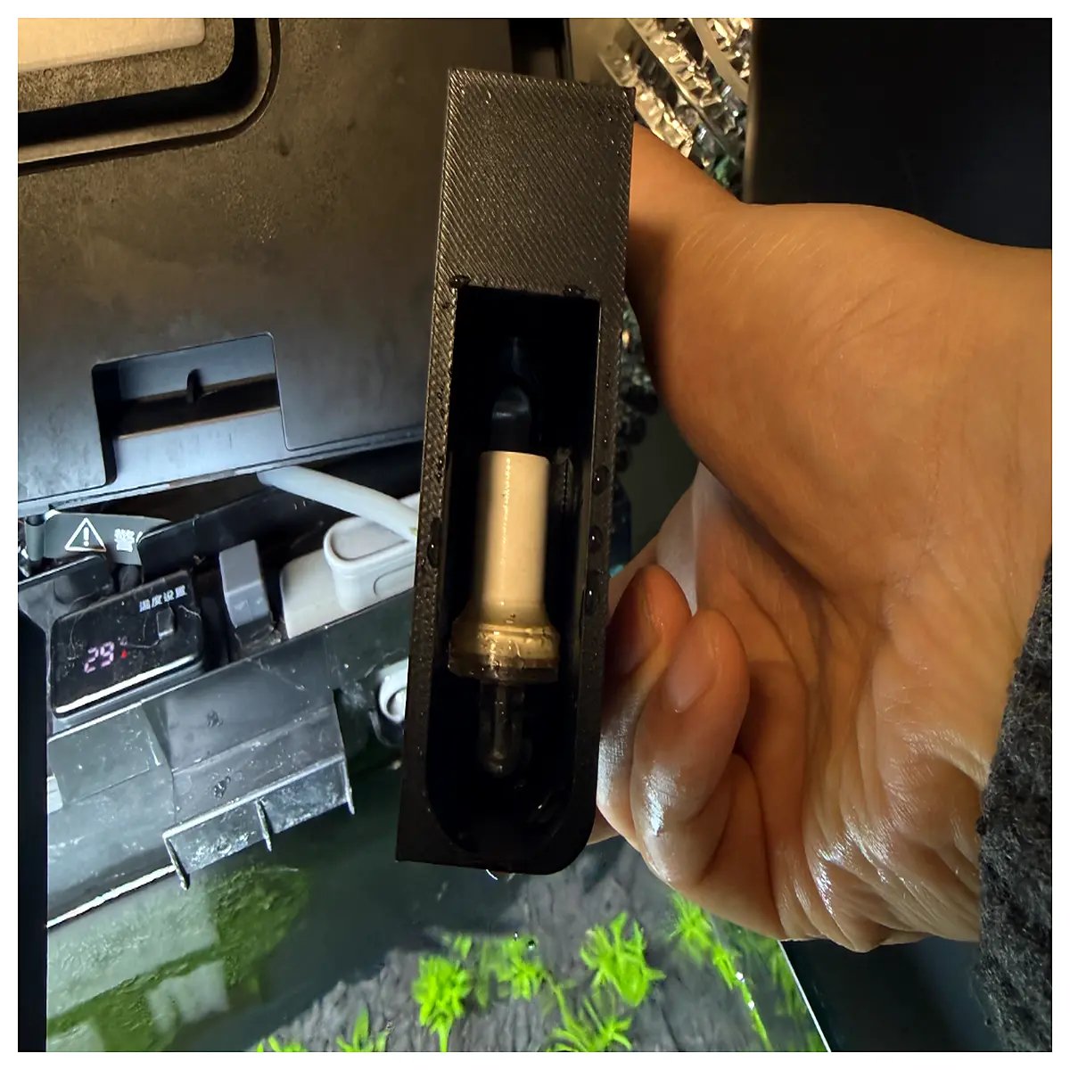 fish tank co2 diffuser inline hidden outlet box aquarium carbonator