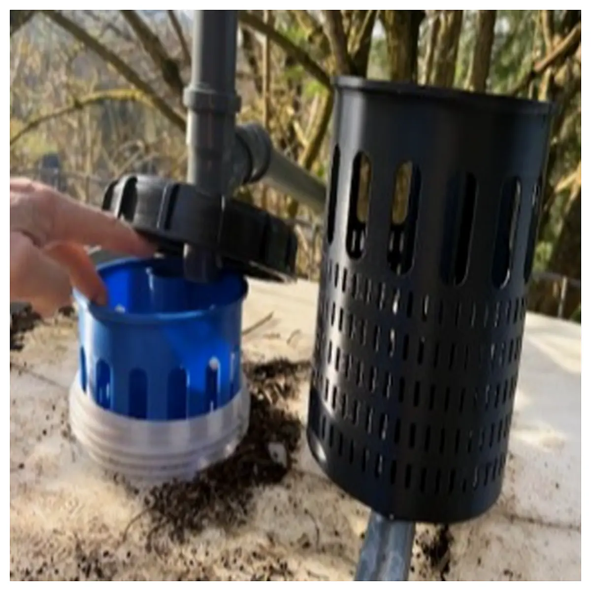 ibc tank inlet strainer filter 140mm diameter mesh screen for liquid bulk storage container parts