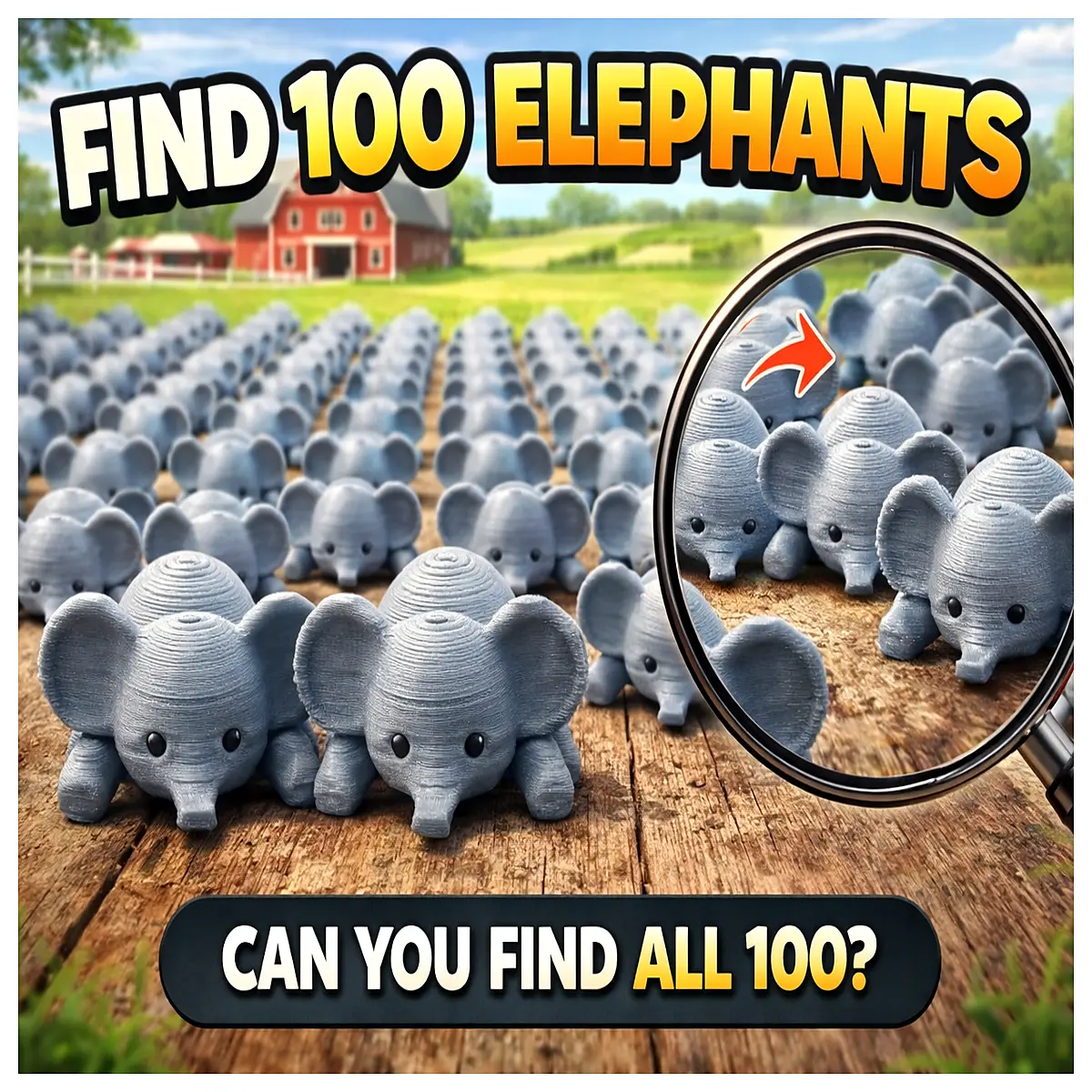 100 mini elephant figurines for home decor kids room toys hiding game party favors small animal statues