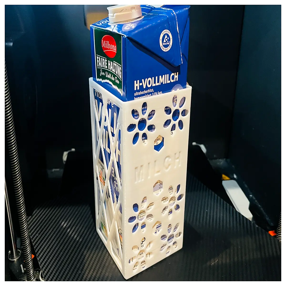 pak carton holder for 1 liter milk boxes kitchen counter organizer