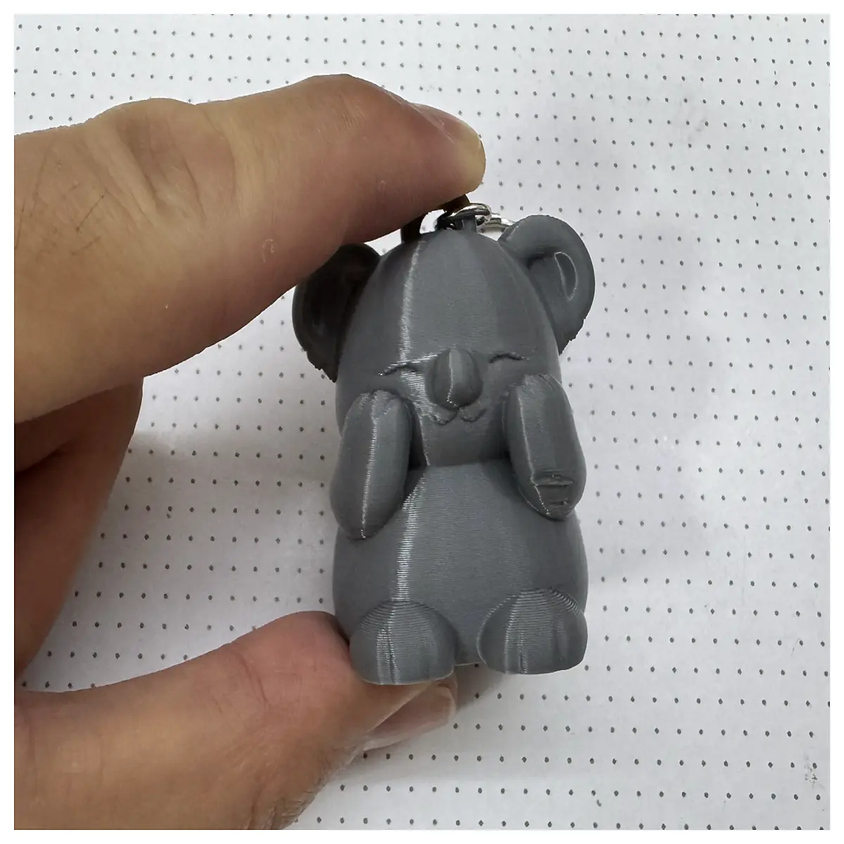 cute koala peekaboo plush keychain bag charm animal pendant for women girls gift