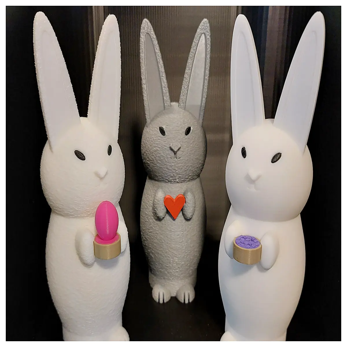 cute bunny holding or basket easter plush toy kids