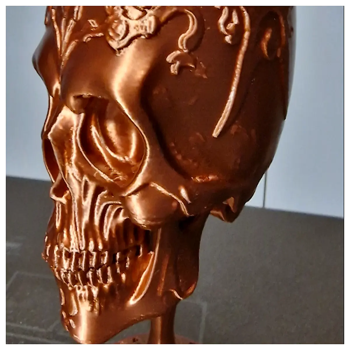 gothic skull mug for coffee horror aesthetic dark academia goth gift idea
