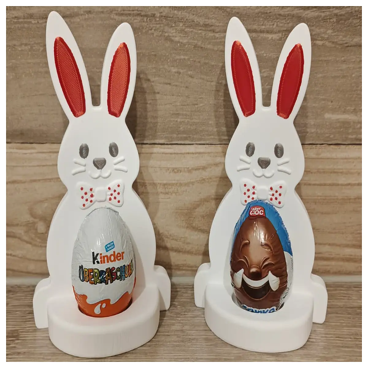 cute bunny egg holder for chocolate eggs easter party decoration favor