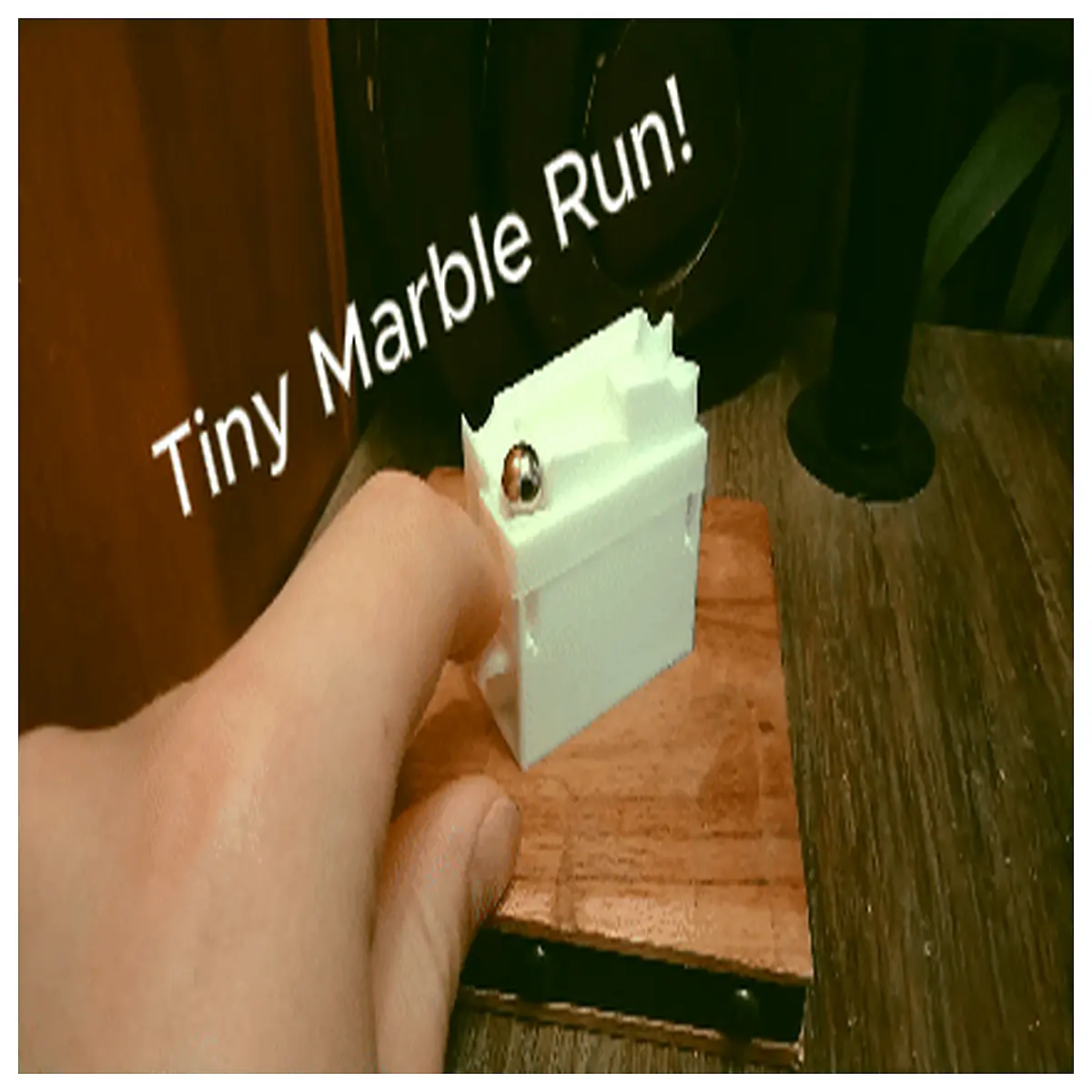 mini mechanical stepper marble run track desktop kinetic sculpture toy ball maze puzzle for adults stress relief