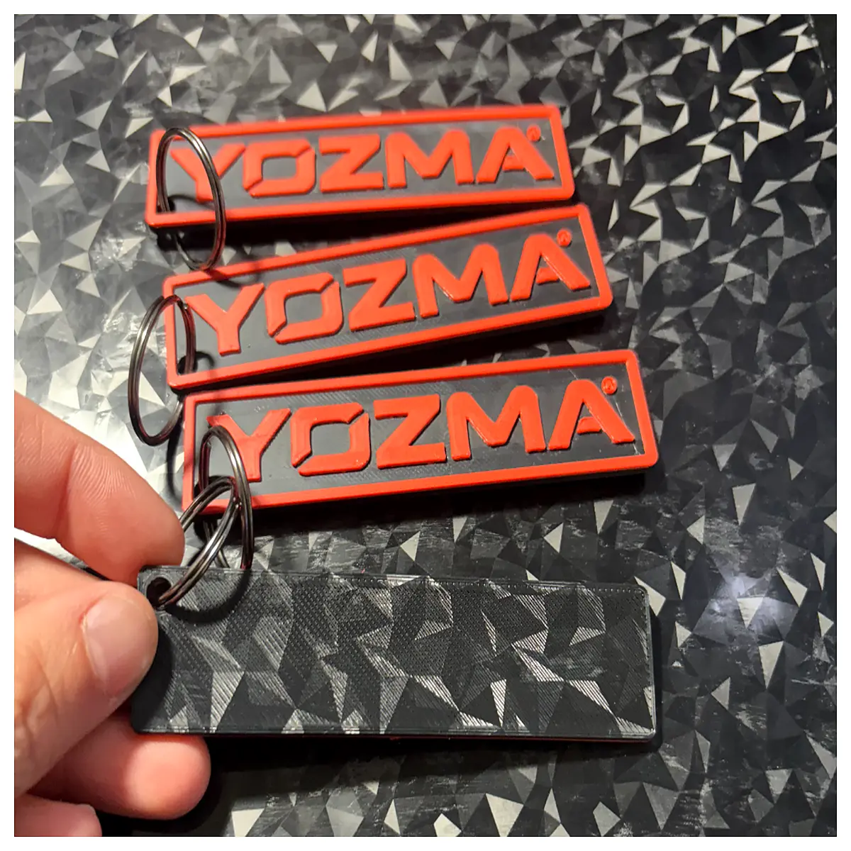 yosma keychain for men women metal car keys holder durable leather strap bag charm anti loss safety clip stylish gift accessory