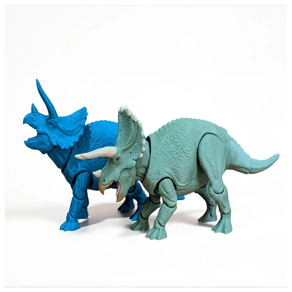 articulated triceratops for kids movable paleontology figure