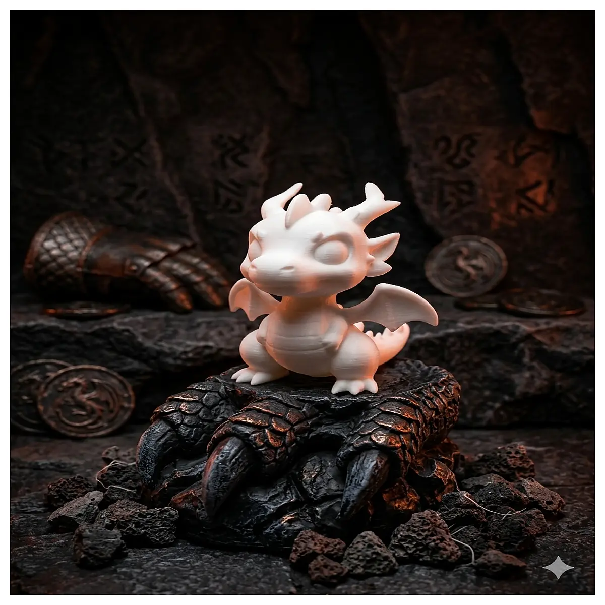 cute baby dragon plushie toy for kids fantasy creature stuffed animal gift soft vinyl figurine collectible
