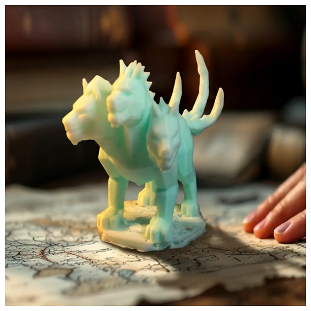 statue home decor mythical creature figurine for shelf fantasy animal sculpture gift