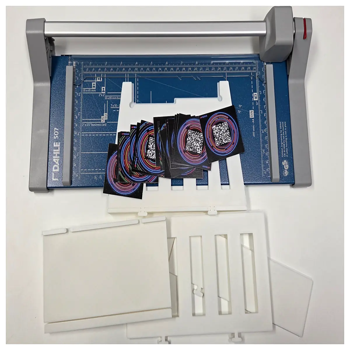 bopster card cutting jig for dahle 507 guillotine trimmer accessory