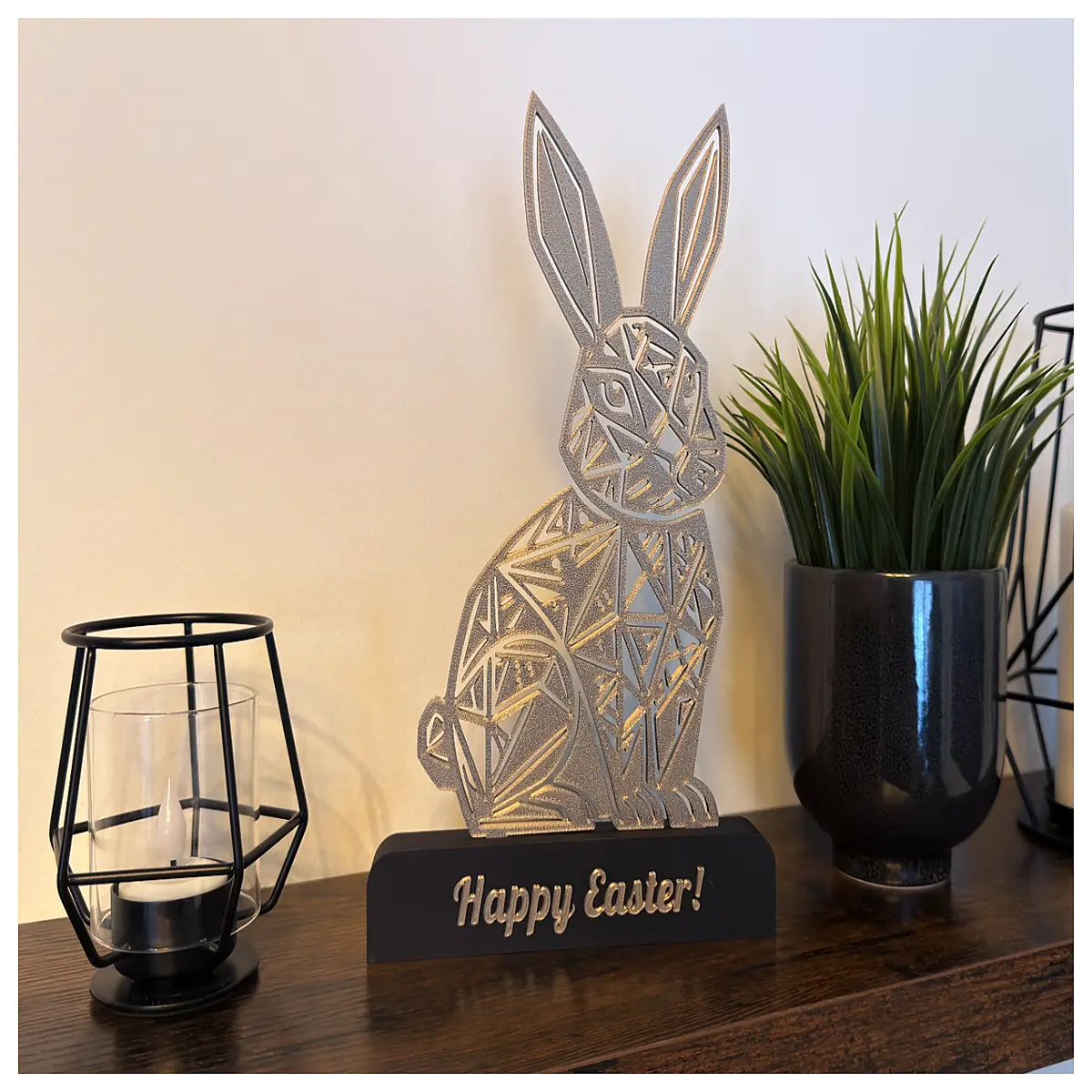 cute plastic easter bunny decoration for garden yard lawn outdoor spring party decor