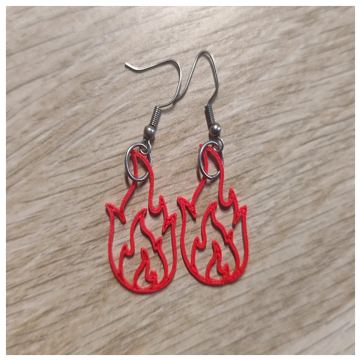 minimalist flame earrings lightweight dangle jewelry for women boho chic fire drop necklaces trendy 2024