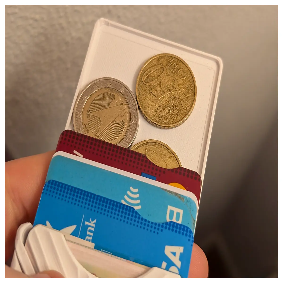 size coin purse for wallet mini zippered pouch slim change holder insert