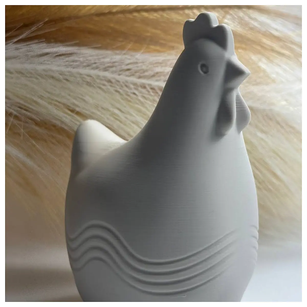 easter hen decoration garden yard outdoor plastic chicken statue lawn decor spring holiday