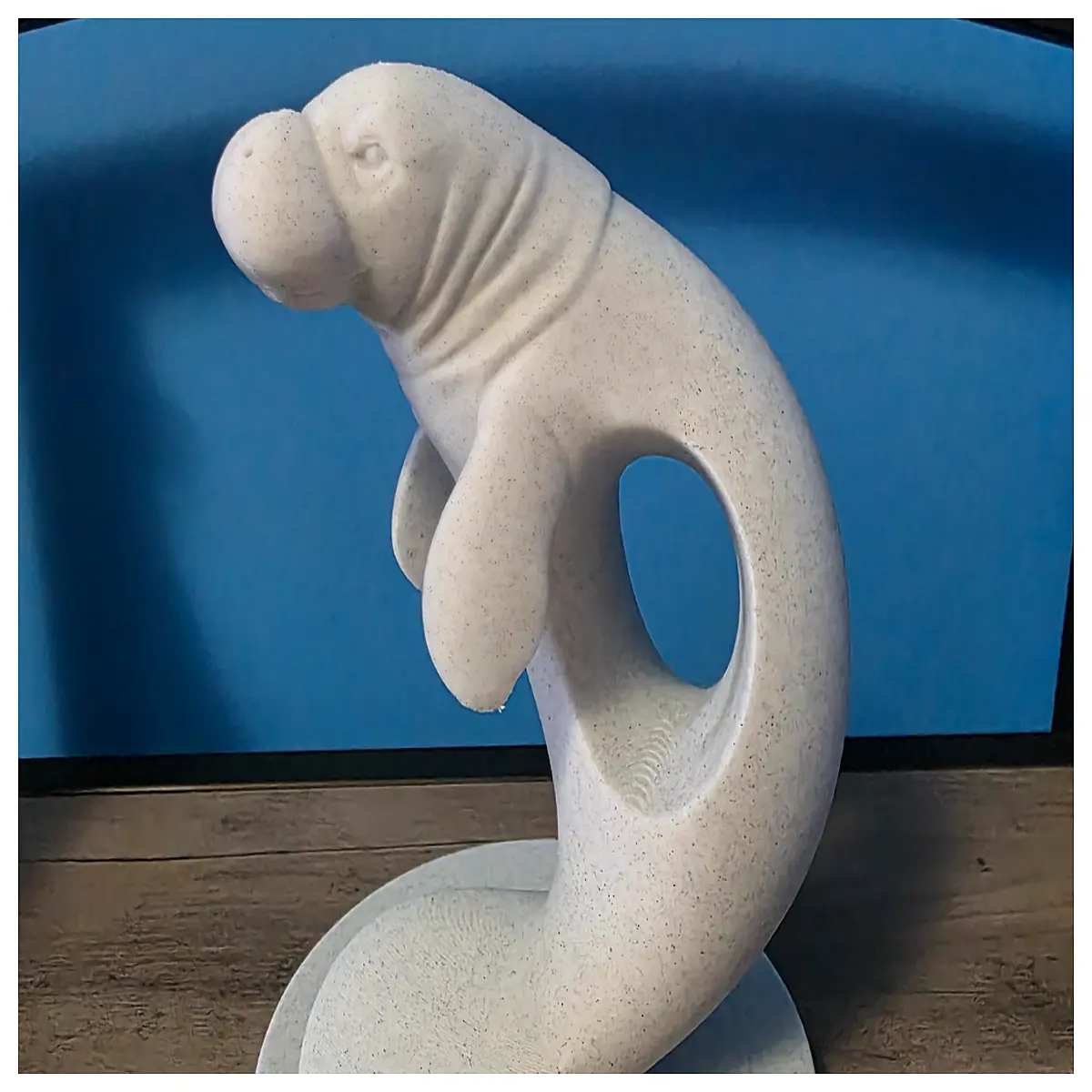 abstract hippo wall art modern surrealism sculpture decor minimalist home office accent piece living room statue