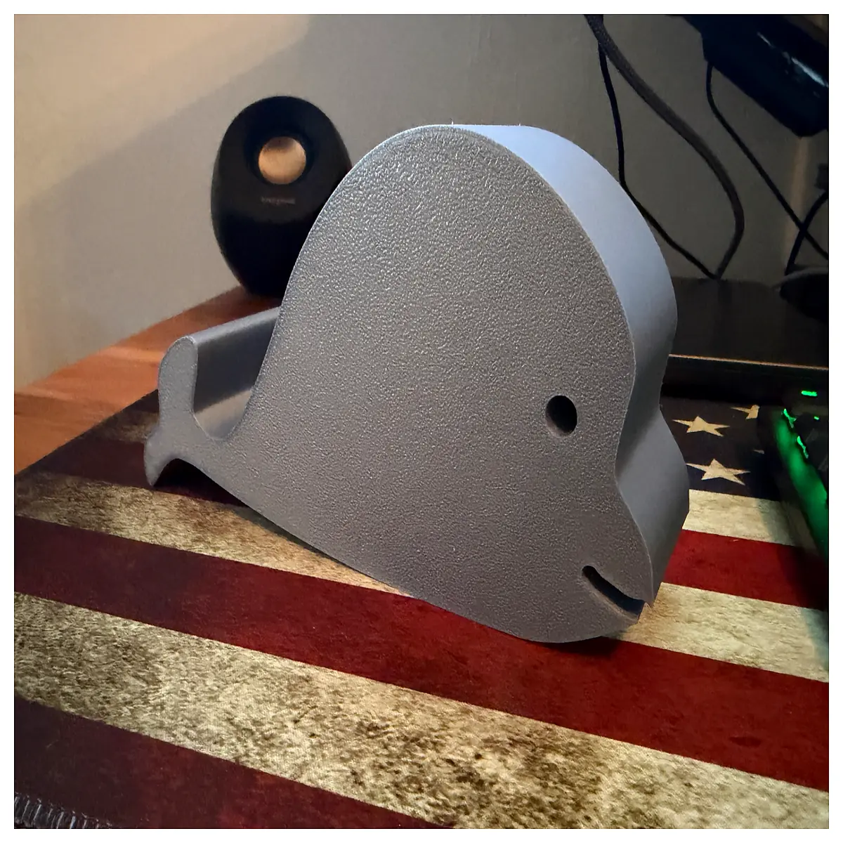 cute whale phone holder for desk kawaii animal mobile phone dock cradle non slip grip accessory