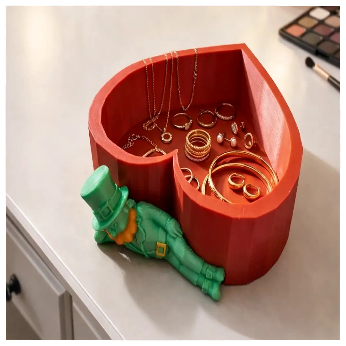 cute shaped jewelry dish for vanity ring holder organizer small trinket tray for bedroom nightstand