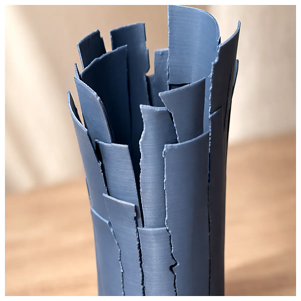 modern abstract geometric vase for home decor shattered glass style centerpiece sculptural table flower holder
