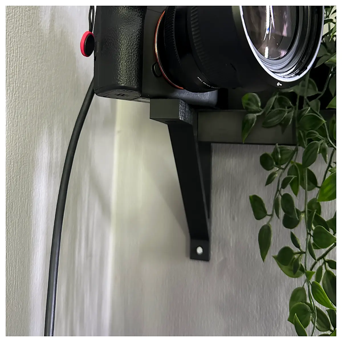 wall mount bracket for dslr camera storage hook sturdy steel holder