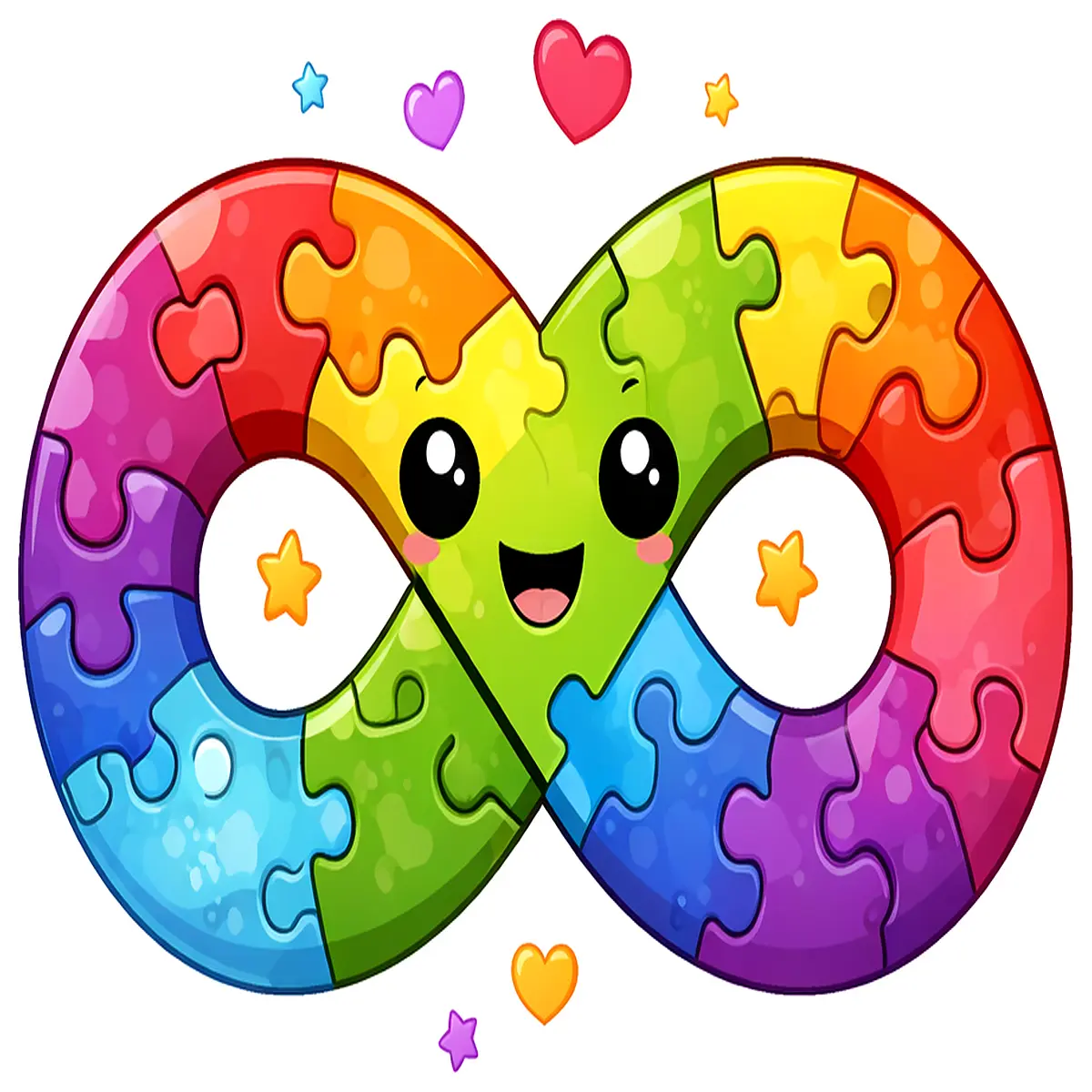 neurodiversity pride stickers for laptops water bottles autism awareness symbols adhd support accessories inclusive neurotype icons