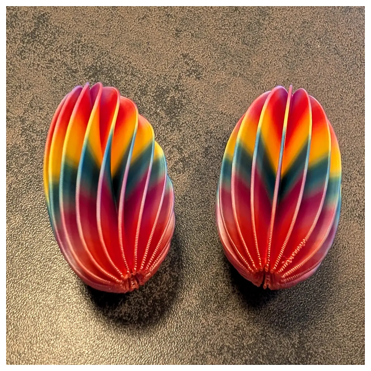hanging easter egg decorations striped swirl pattern spring home decor