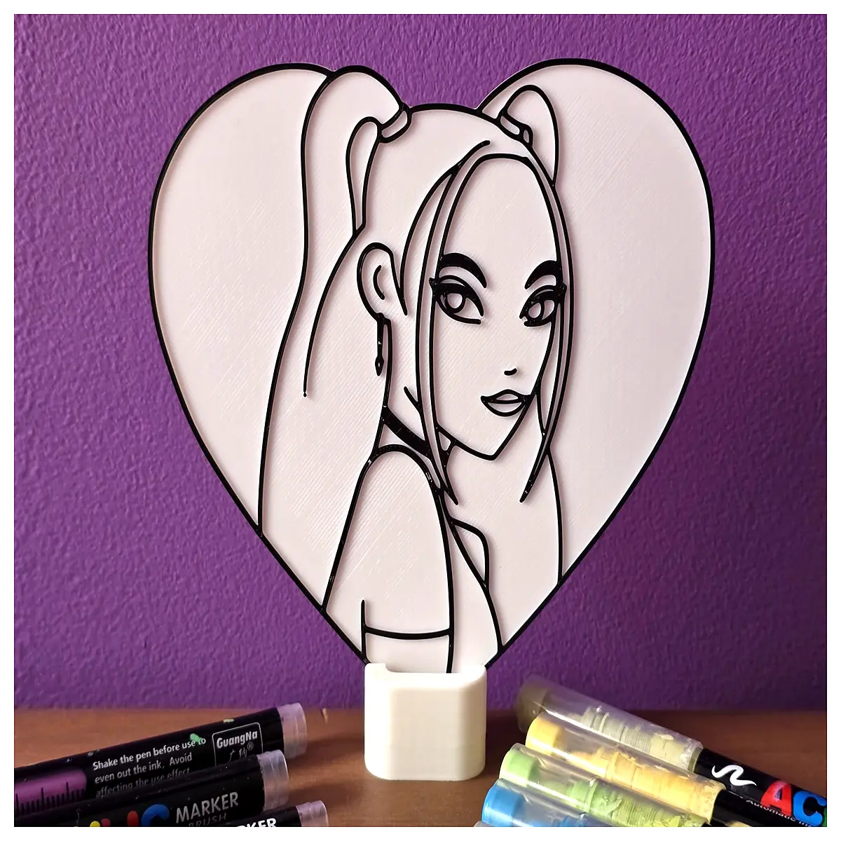 kpop craft diy painting aesthetic room decor trendy korean style art project