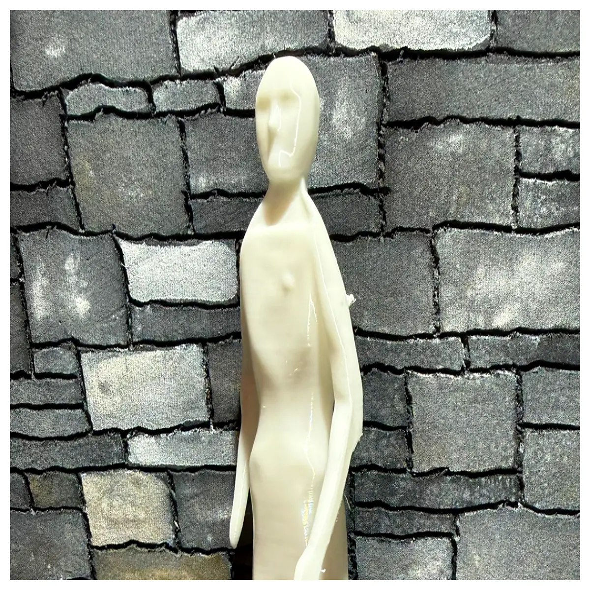 modern abstract resin sculpture for living room decor minimalist metal art figure contemporary home accent pieces
