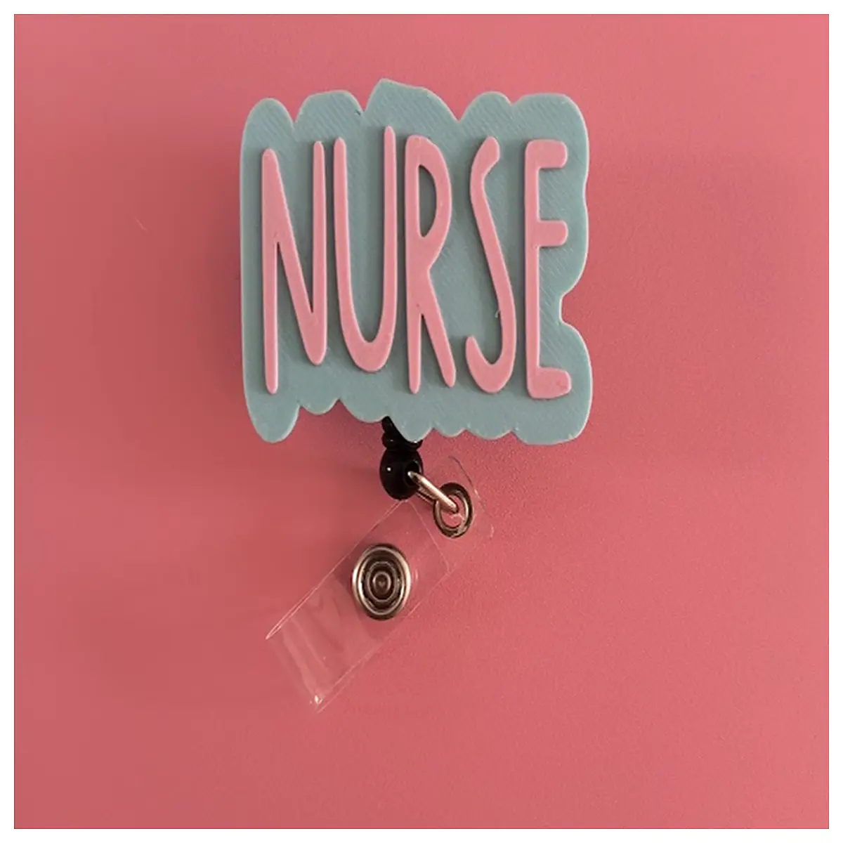 magnetic nurse badge reel retractable with magnet clip for hospital id card holder lanyard replacement