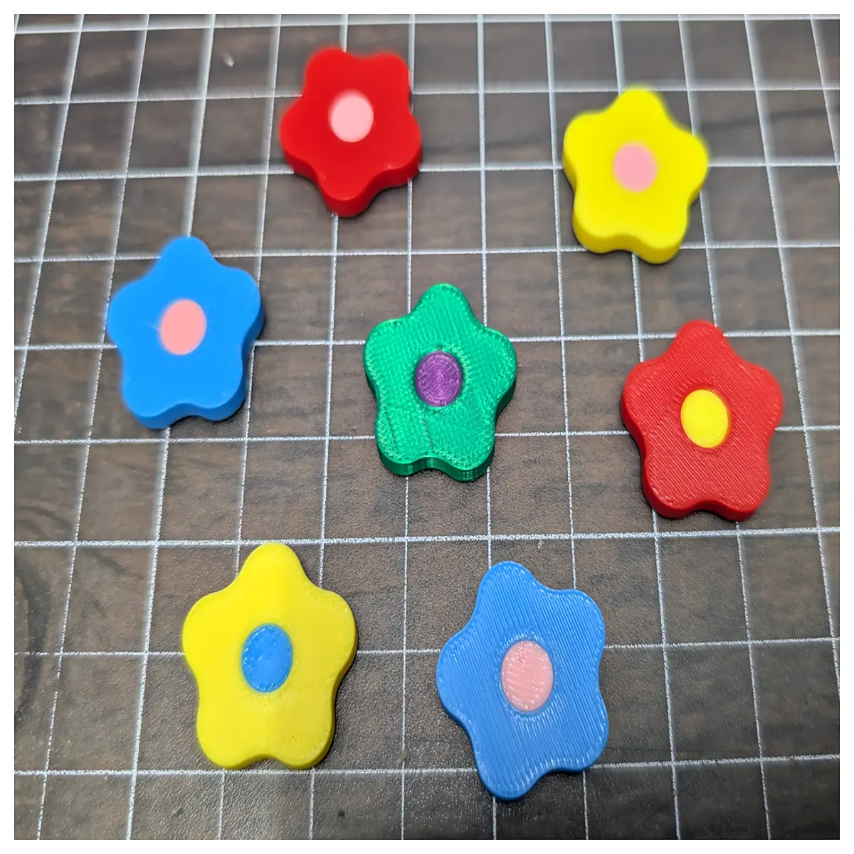 cute flower shaped fridge magnets bulk 1 inch floral decorative magnetic notes for kids room decor and office whiteboard organization