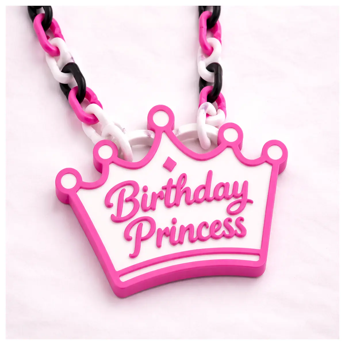golden princess crown necklace for girls birthday gift