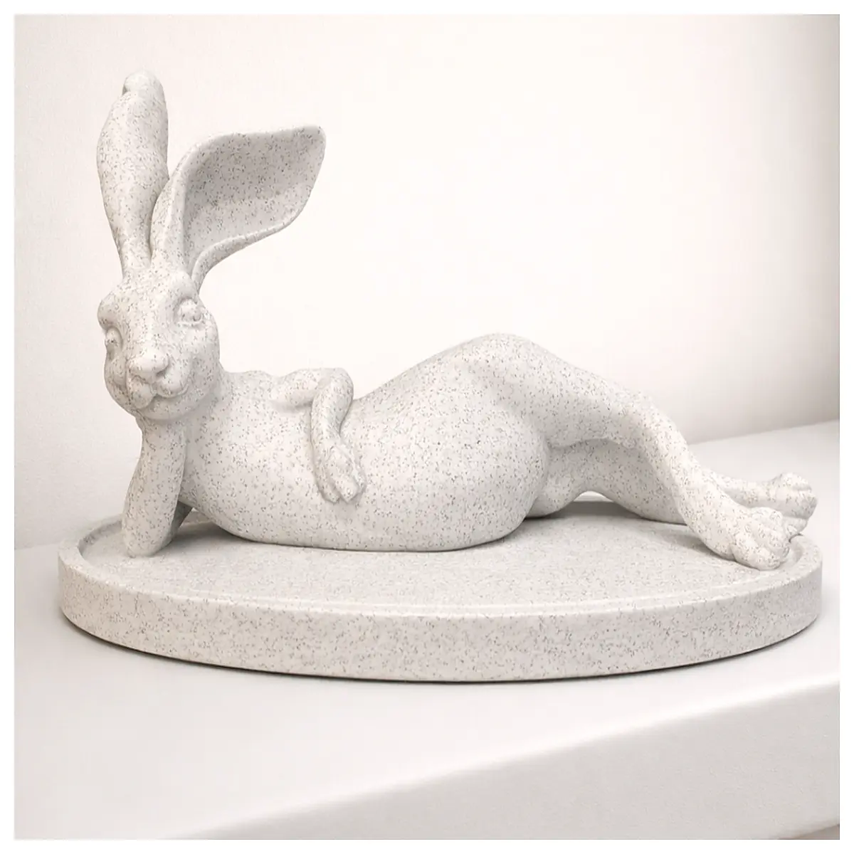 easter bunny statue garden decor outdoor lawn rabbit figurine for spring home decoration yard art