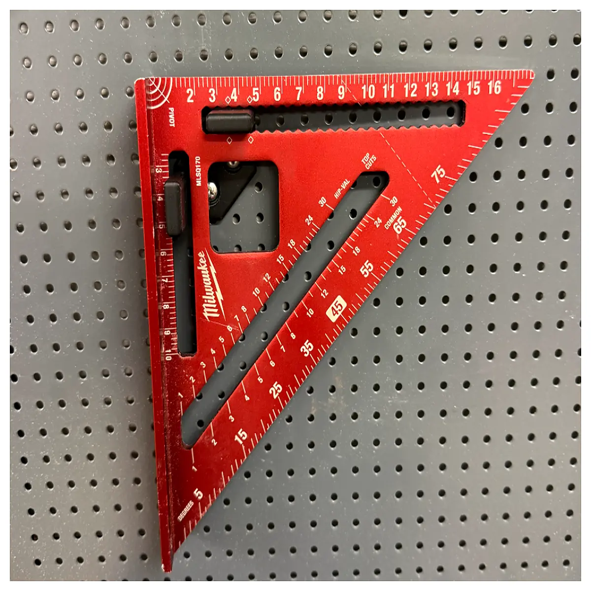 duty speed square bracket sturdy metal framing square tool holder for carpentry