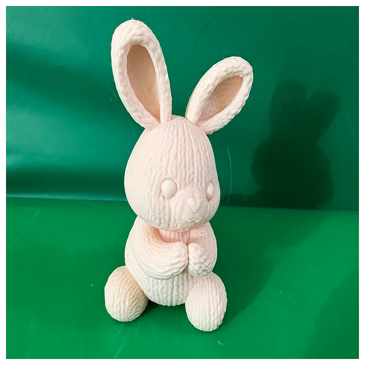 textured faux rabbit plush toy soft decorative pillow for sofa bedroom nursery animal figurine home decor
