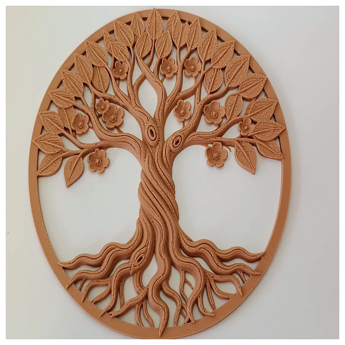 round metal wall art flower of life tree of life geometric mandala home decor living room bedroom accent
