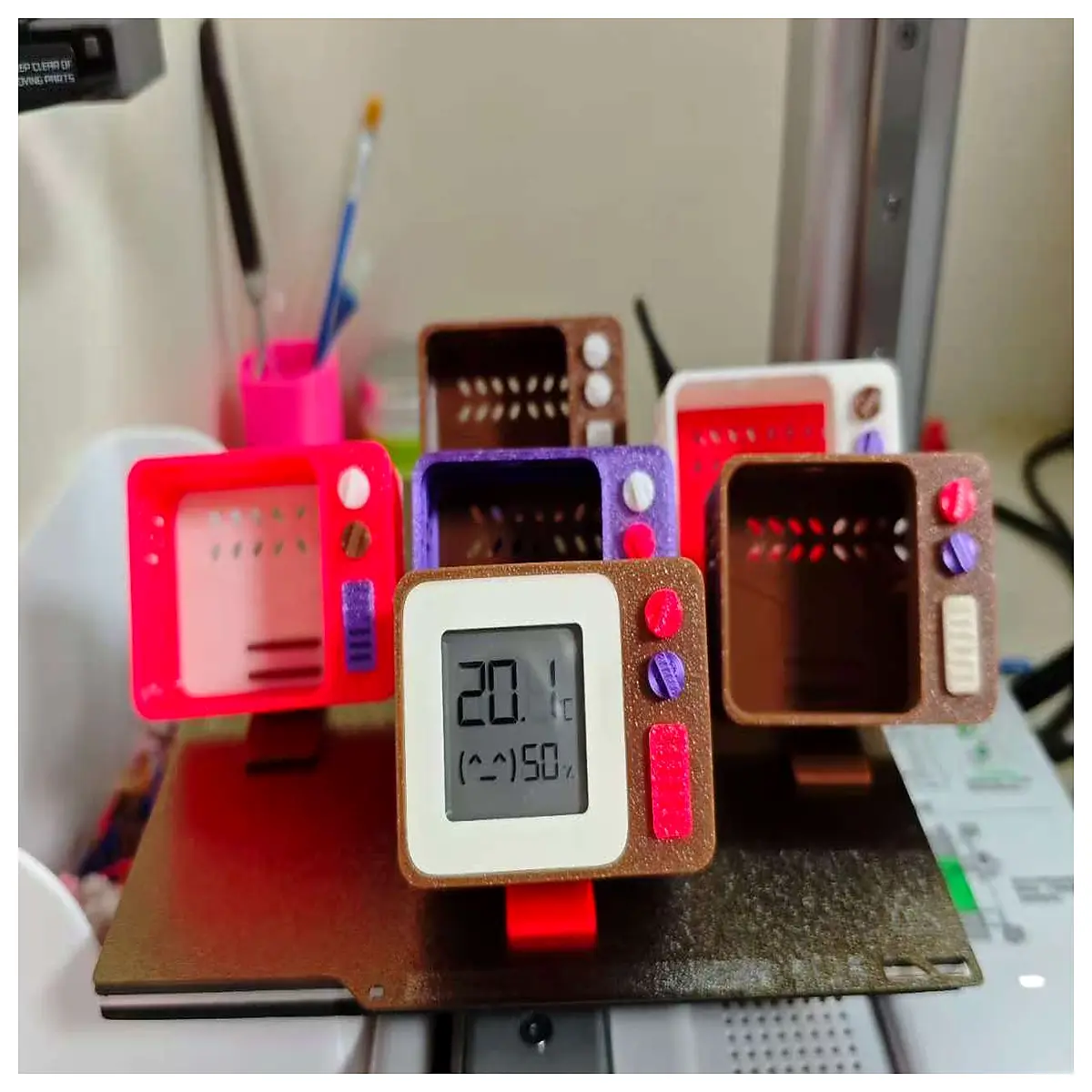mijia thermometer hygrometer case aa battery cover replacement parts for temperature sensor housing repair