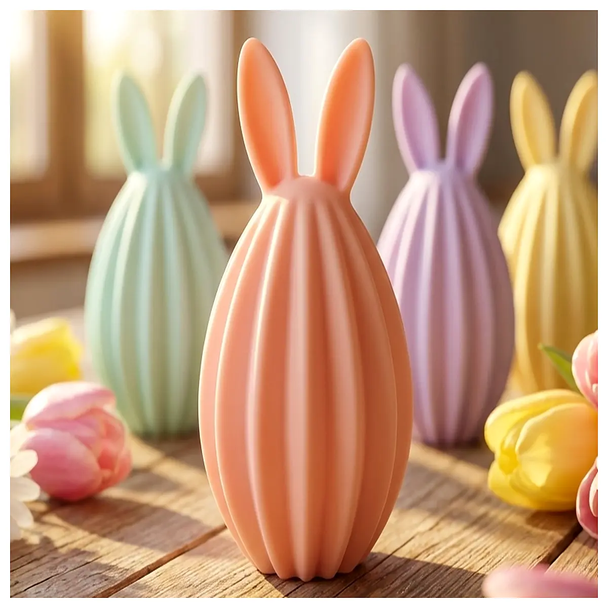 cute bunny ear egg shell decor for easter table centerpiece spring party supplies