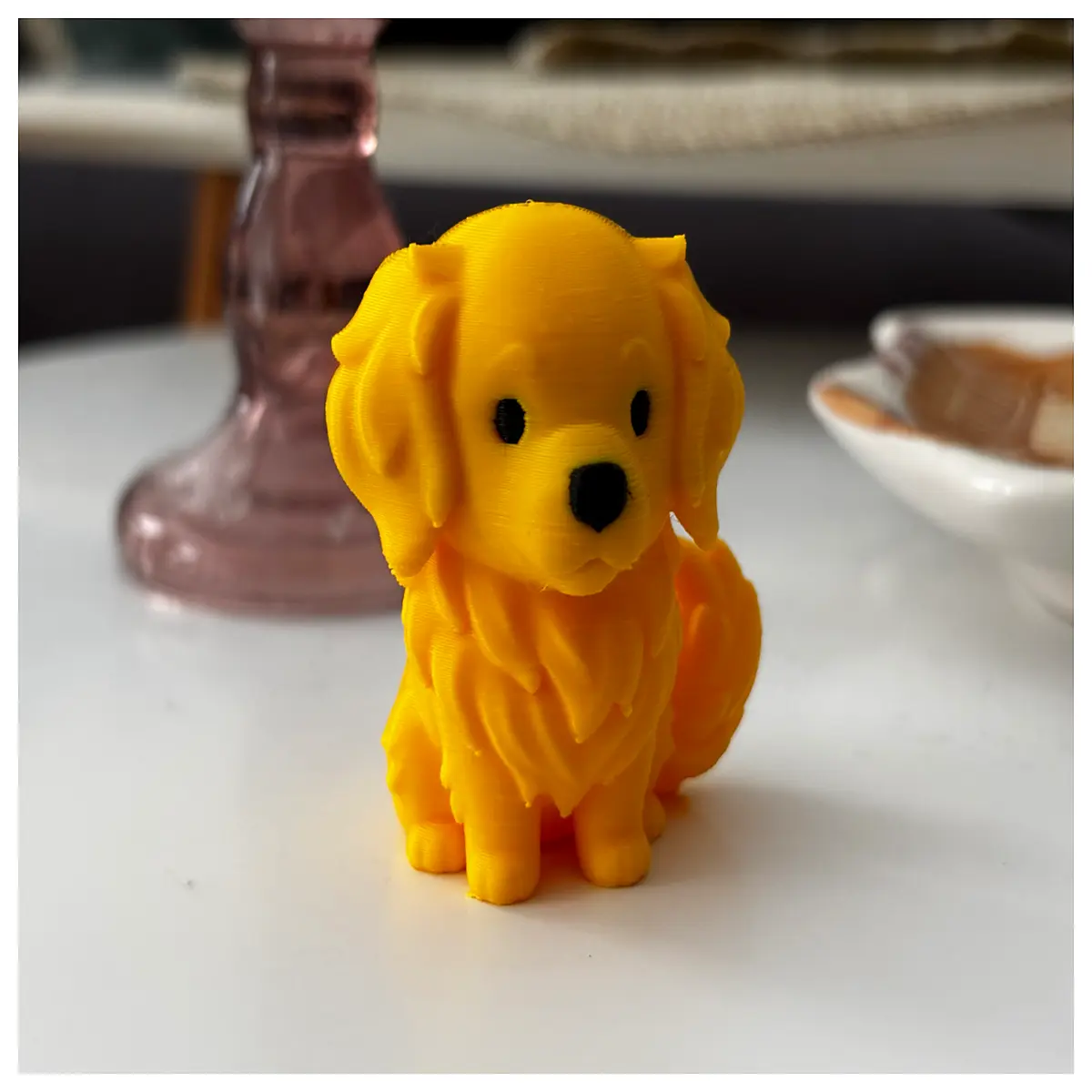cute golden retriever plush toy adorable q version dog doll soft stuffed animal kids funny cartoon pet figurine