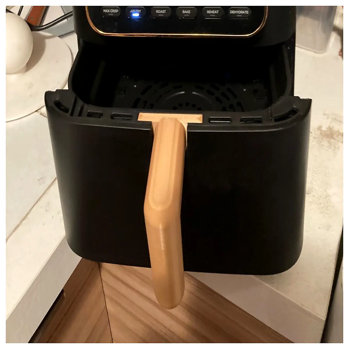 ninja foodi pro max air fryer handle replacement part silicone grip heat accessory