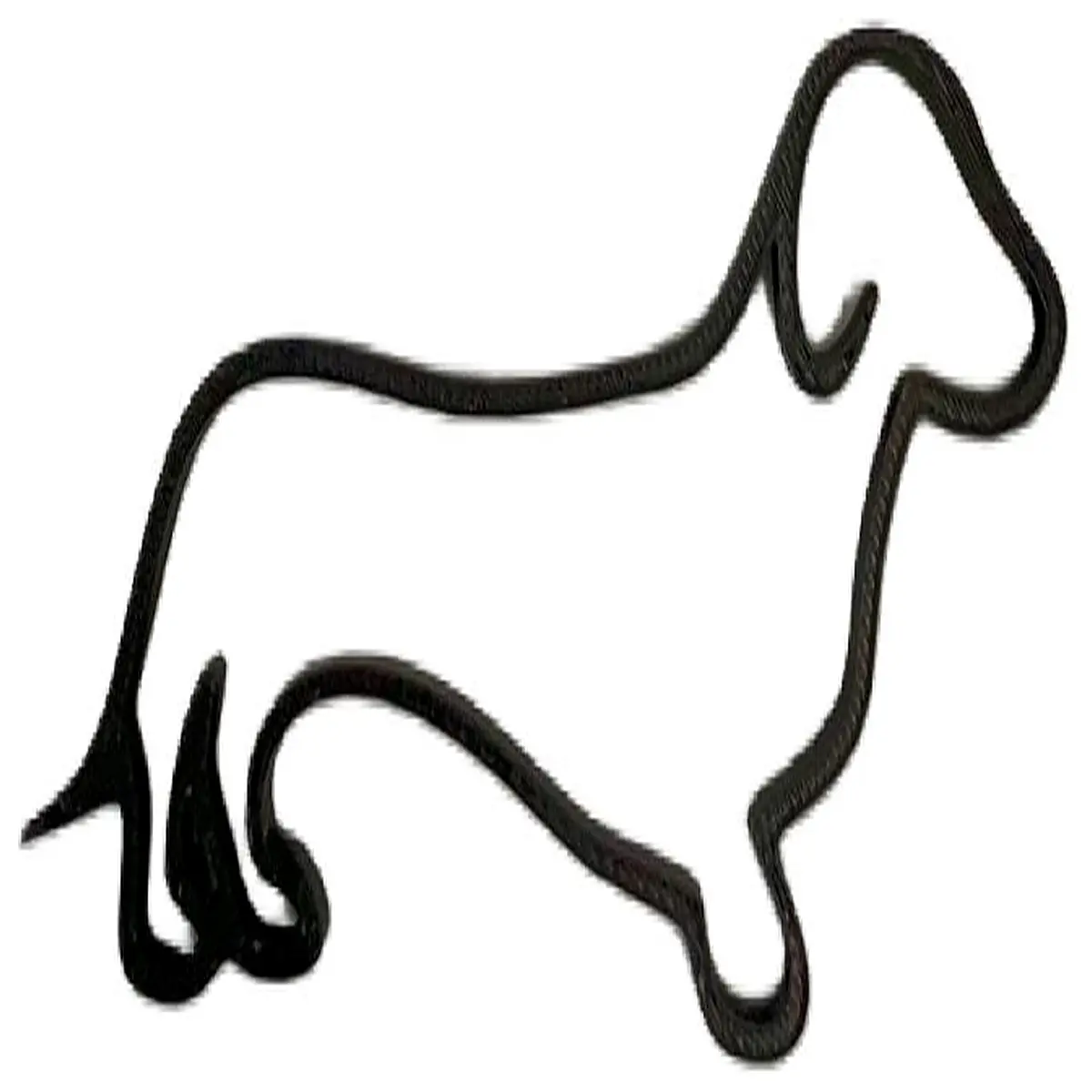 dachshund silhouette wall art dog lover decor long dog shadow print minimalist pet portrait poster