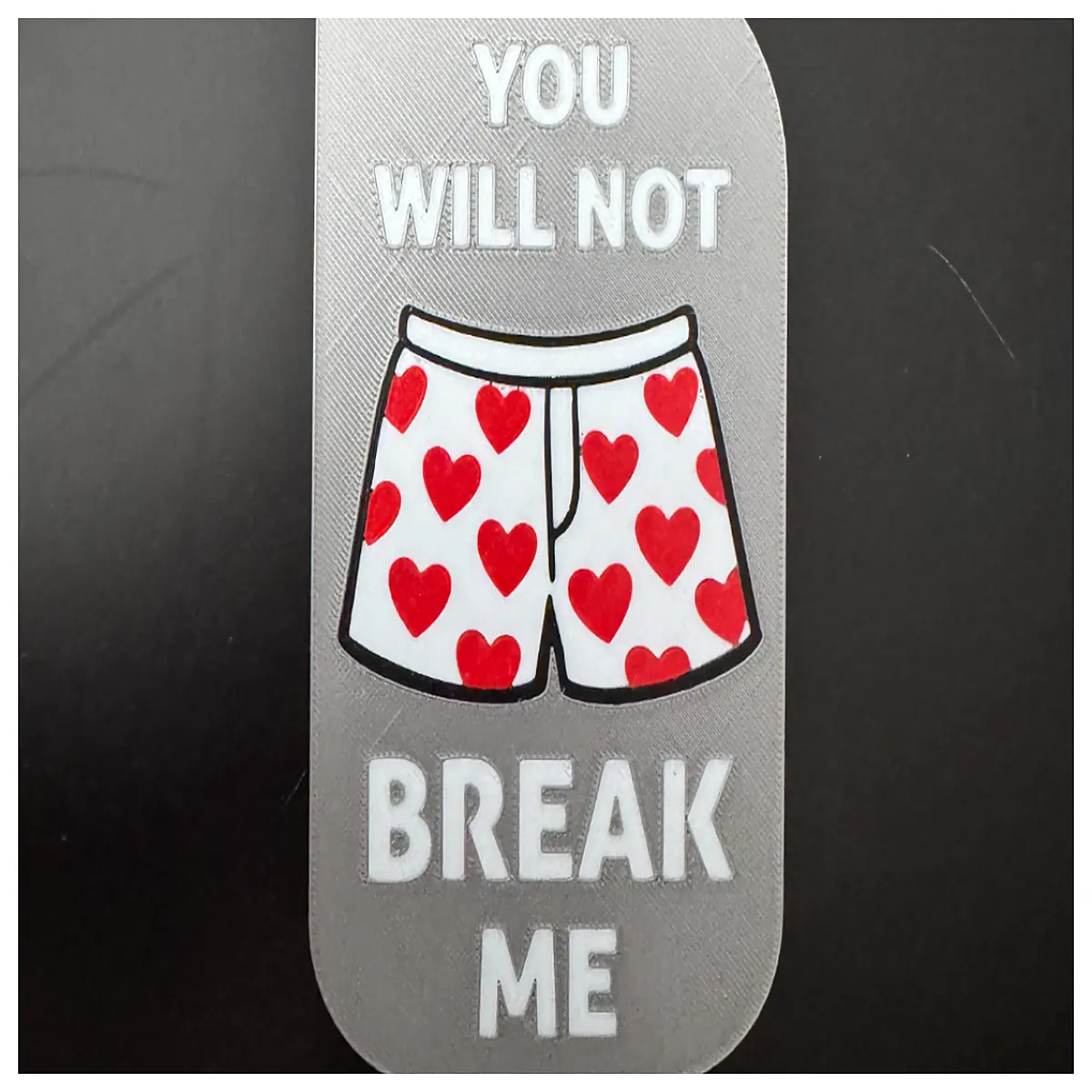 funny door hanger sign you cant beat me prank gag friend roommate joke decor