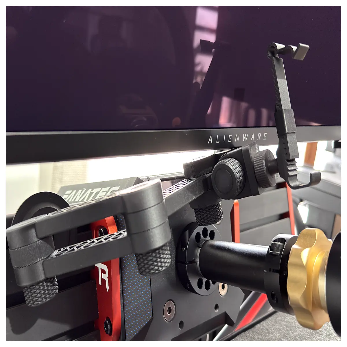 adjustable phone holder arm with ball joint mount for desk flexible gooseneck grip