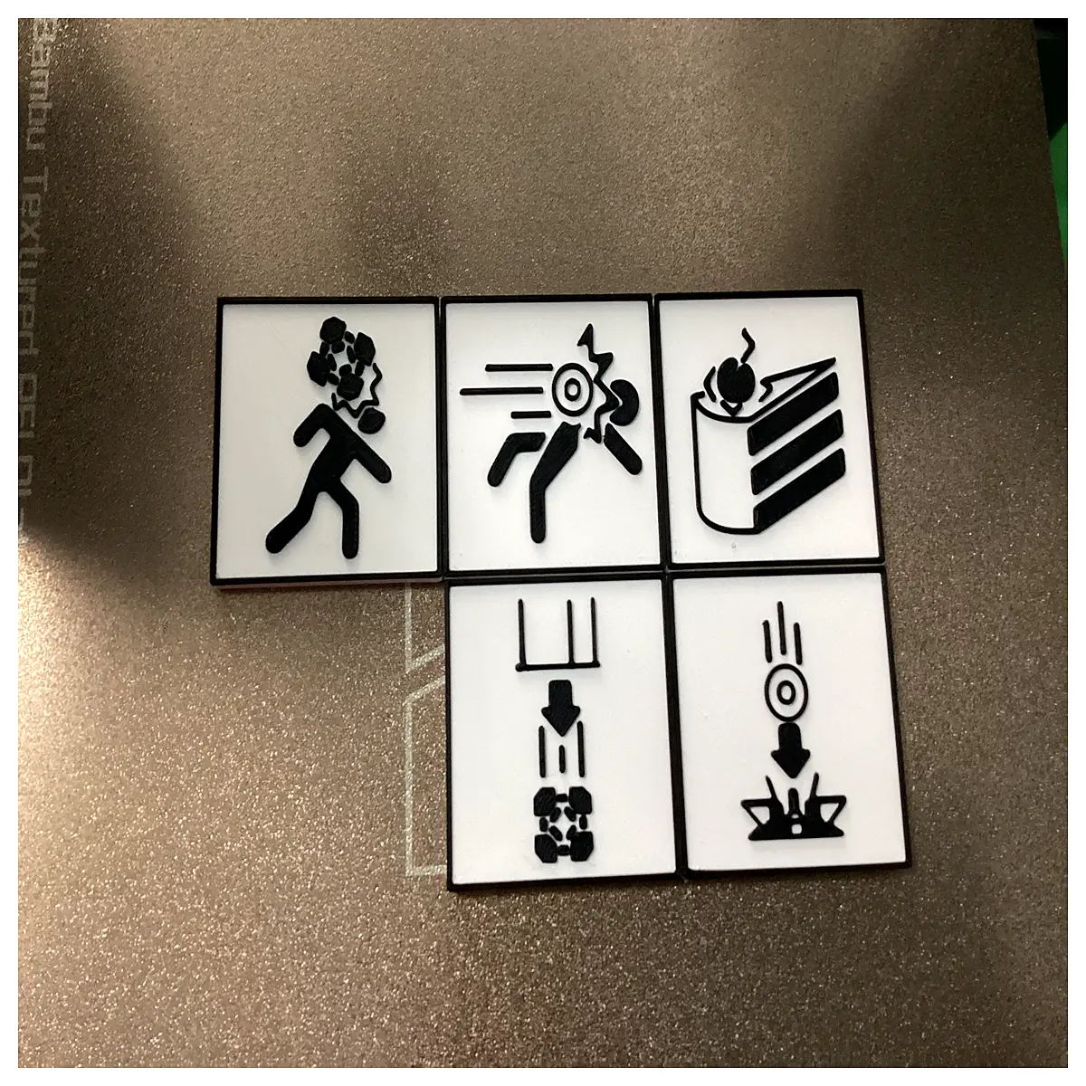 aperture science fridge magnet test chamber portal science gift funny lab equipment decor