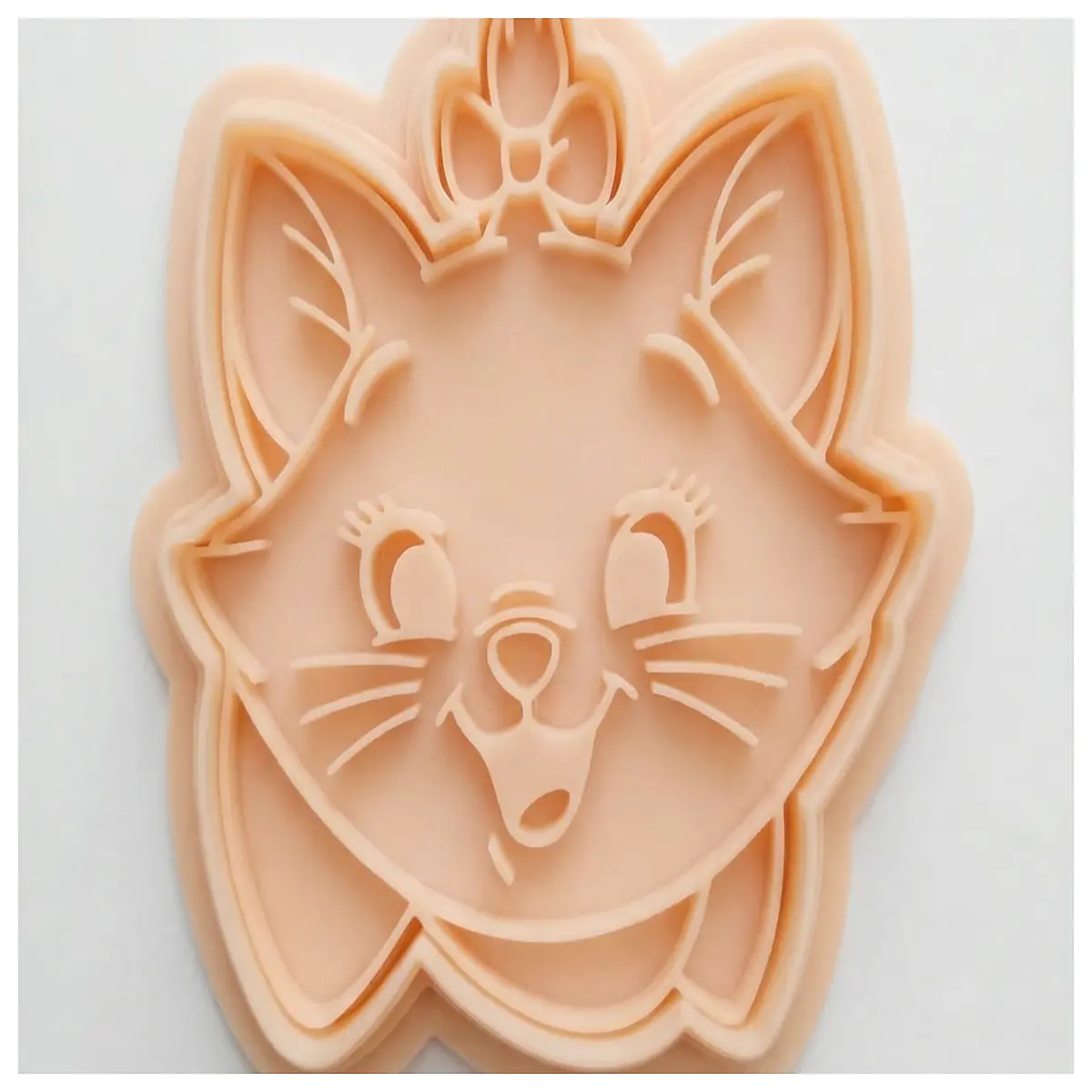 cute cat face cookie cutters silicone baking molds for homemade treats
