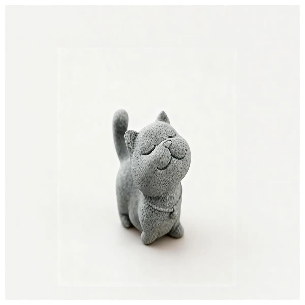 cute傲娇 cat figurine for desk aquarium plant terrarium landscape decoration home office desktop ornament