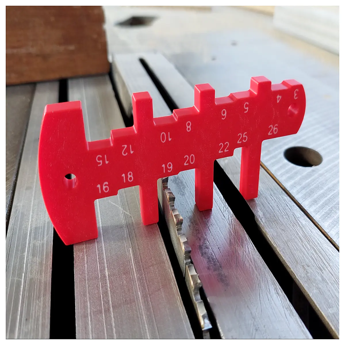 table saw fence depth gauge precision measuring tool router table scale calibration ruler woodworking accuracy