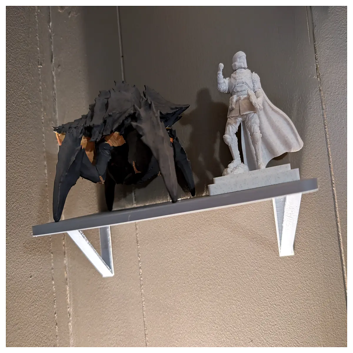 shelf for figures no drilling wall mounted acrylic organizer collectible storage