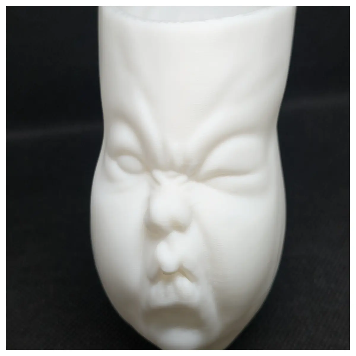 grumpy face vase ceramic flower pot funny home decor gift sarcastic table centerpiece