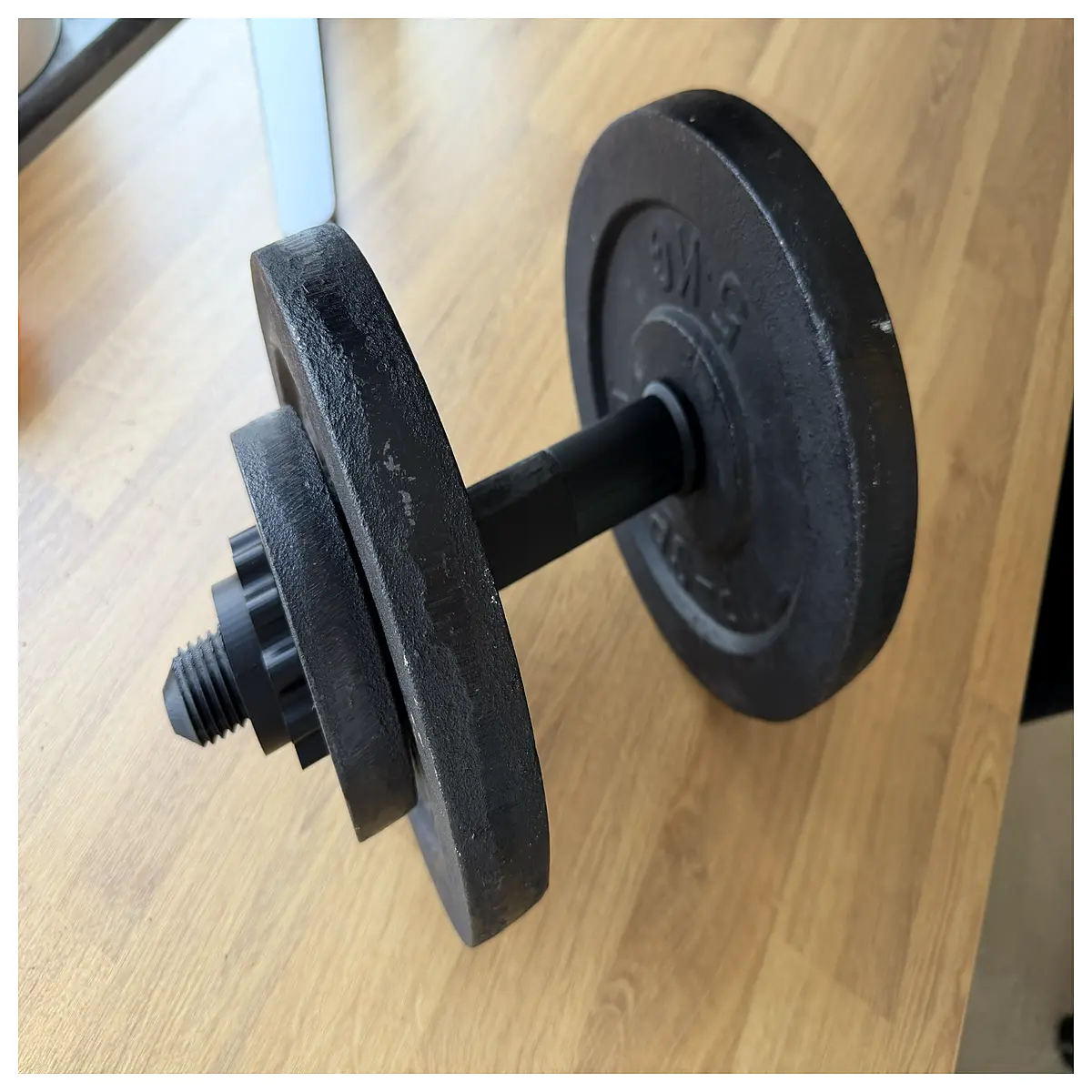 adjustable dumbbell bar for home gym weightlifting strength training barbells with collars
